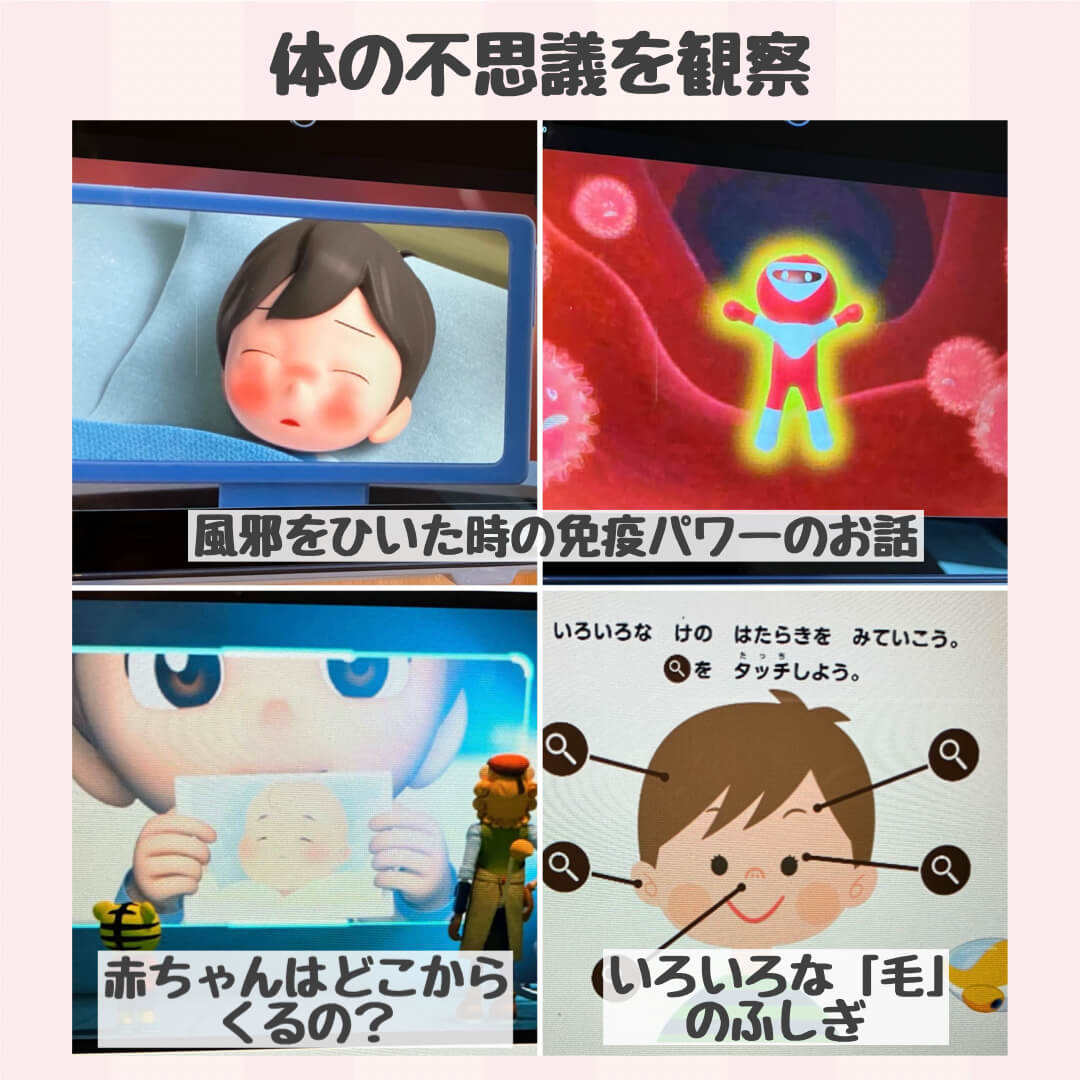 体の不思議を観察